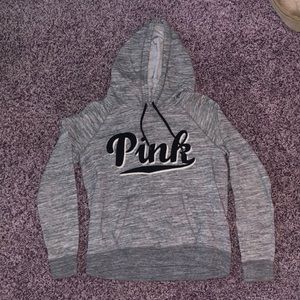 Pink VS Logo Hoodie